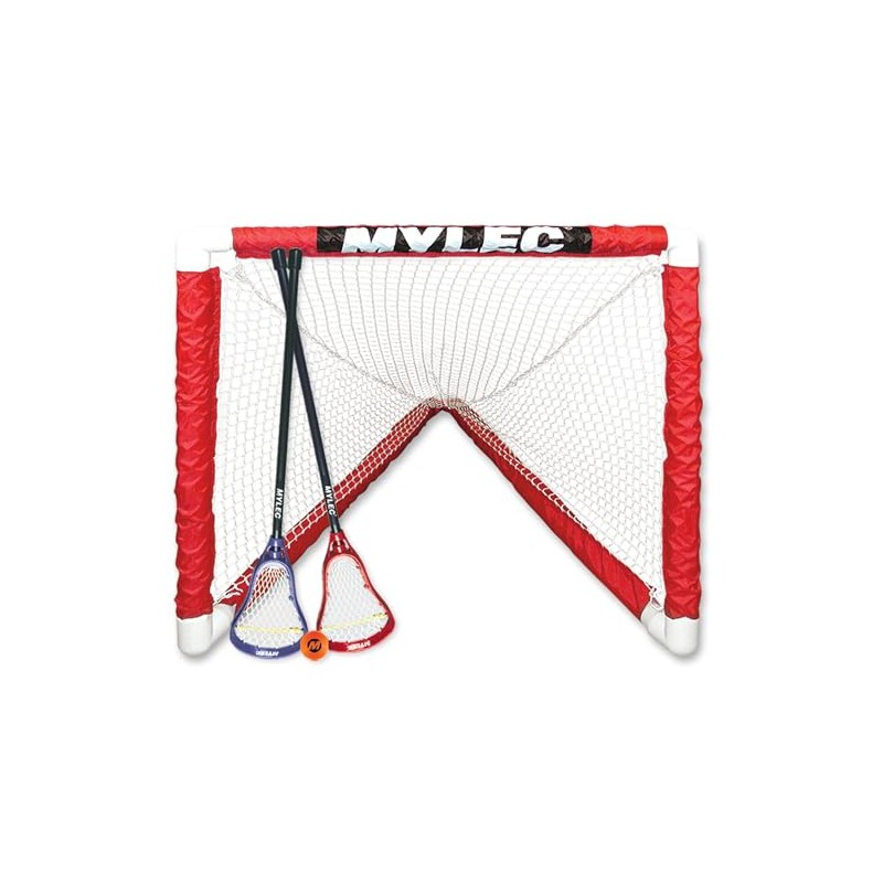 Mylec Mini Lacrosse Goal Set, White