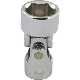 Tools 3/8" Drive 6 Point Metric, 17mm Universal Joint Socket, Chrome, Mfr: D008717-A