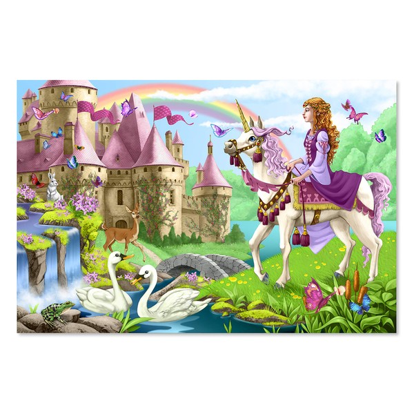 Melissa & Doug 48pc Fairy Tale Castle Floor Puzzle