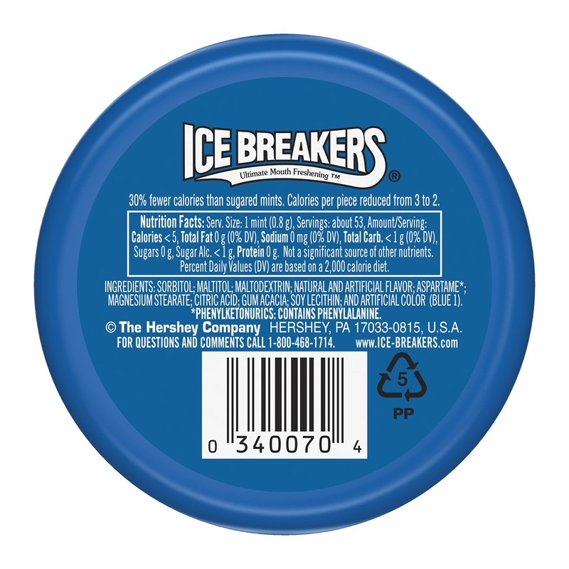ICE BREAKERS MINTS COOLMINT 1.5-Ounce Containers (Pack of 16)