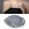 Natural Terahertz Pendant Peacock Pattern Carved Energy Stone Hanging Ornament
