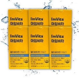 Chong Kun Dang Chong Kun Dang Health I’m Vita Multivitamin Daily 850mg / 종근당 종근당건강 아임비타 멀티비타민 데일리 850mg x 60정 60캡슐 6개