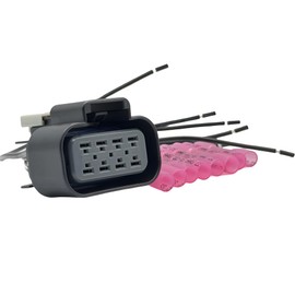 Headlight Connector Plug Compatible with Chevy Silverado GMC Sierra 2014-2015 LJQ