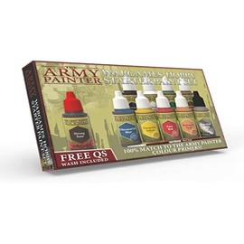 The Army Painter Miniatures Paint Set, 10 Model Paints with Free Highlighting Brush, 18ml/Bottle, Miniature Painting Kit, Non Toxic Acrylic Paint Set, Wargames Hobby Starter Paint Set (New Version)