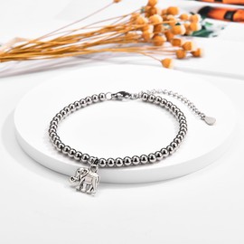 IKIATY Elephant Gifts for Women, Inspirational Gifts Elephant Bracelet Jewelry, Get Well Soon Feel Better Gifts, Cheer Up Encouragement Gifts for Women Girls Her Friends