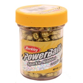 Berkley PowerBait Sparkle Crappie Nibbles , Gold Rush, 1.2-Ounce