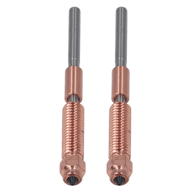 2Pcs Quick Swap 3D Printer Nozzle Integrated Replacement Ti Alloy