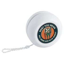 'RGB. You Mean Red, Green and Blue Wires' Retro Style Yo-Yo (YY00047849)