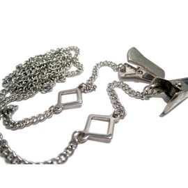 ATLanyards Square Charm Chain Eyeglass Necklace with Clips, Glasses Strap Lanyard, Non Slip