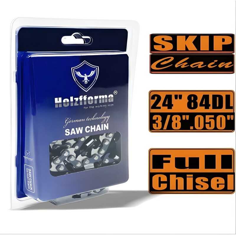 Holzfforma® Skip Chain Full Chisel 3/8'' .050'' 24inch 84DL Chainsaw
