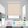 Changshade Smart Roller Shade with Remote Control Blackout Automatic Window