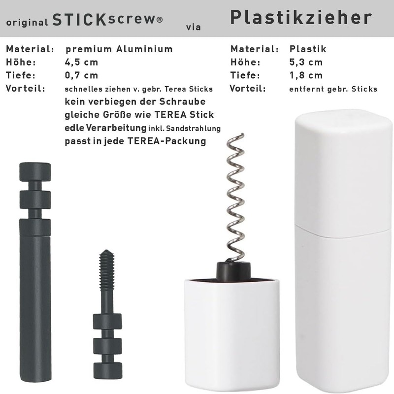 Stickscrew Original Smart Embroidery Puller Removes Broken Terea Filters and