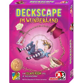 ABACUSSPIELE 38221 Deckscape Wonderland-Escape Room Card Game, Purple