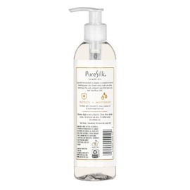 Pure Silk Aceite de afeitado de vainilla cálido para mujeres, aceite de afeitar para un afeitado suave, todo tipo de piel, vitamina E hidratante, aloe