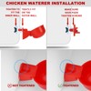 ‎Tgeyd Chicken Feeder and Chicken Waterer Set - Hanging Automatic