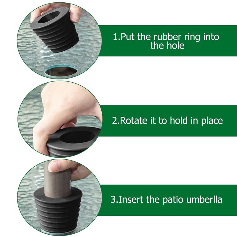 FCOUIID Patio Umbrella Cone Wedge Spacer for Table Hole, Outdoor