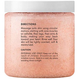 MAJESTIC PURE- Exfoliante corporal con sal rosa del Himalaya, colágeno y aceite de almendras dulces | Exfoliante corporal para la piel