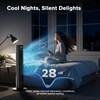 Electactic Tower Fan for Bedroom 25ft/s Standing Fan 85° Oscillating