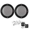 2 pcs 6.5 inch Audio Speaker Cover Decorative Circle Protective