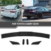 Unbranded Carbon Fiber Rear Trunk Spoiler Splitter Wing Kit For