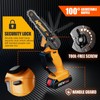 Mini Chainsaw Cordless 6-Inch Electric Chain Saws Cordless Handheld Portable