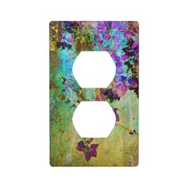 South Feather Duplex Receptacle Outlet Cover Wall Plate Covers Abstract Treetop Decorative Outlet Wall Plate Cover Modern Switch Plate Standard Size Wp131311 Wall Plates