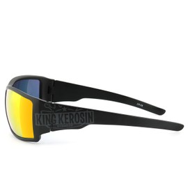 King Kerosin KK220 Sunglasses (Black/Matt, One Size), black