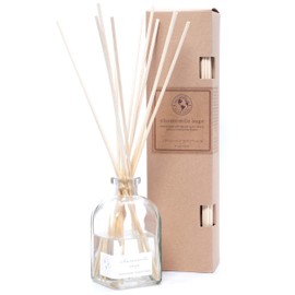 Eco Candle Co. Reed Diffuser Set, Chamomile Sage, 4 oz. - Scents of Sage & Chamomile - Premium Phthalate Free Fragrance and Essential Oil Blends, Clear Glass, 12 Reed Sticks, Recycled Kraft Box