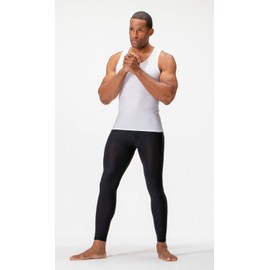 DEVOPS 3 Pack Men's Muscle Dry Fit Compression Tank Top (X-Large, Black/Charcoal/White)