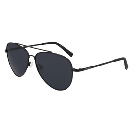 NAUTICA Men's N101SP Polarized Pilot Sunglasses, Matte Black, One Size