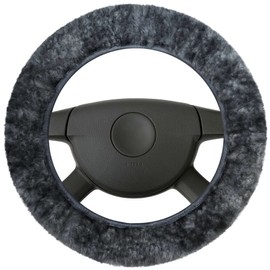 Walser 19542-0 Steering Wheel Cover Lambskin Plastic Wheel Anthracite