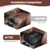 RT-TCZ Center Console Cover Armrest Pad PU Leather for Chevy