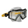 Hawaii Divers Tri View Adult Snorkel Dive Mask, Black/Yellow, One