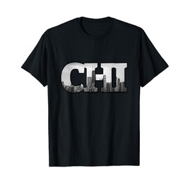 CHI Chicago City Skyline of Downtown Chicago, Illinois T-Shirt