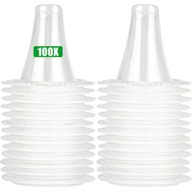 100 Pcs Ear Thermometer Probe Covers, Refill Caps Replacement Lens Filter Protector for All Braun Thermometer Models