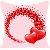 EZVING Pack of 4 Happy Valentine's Day Decorative Red Pillow