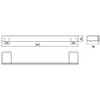 Emco Liaison 57000130 Bath Handle 345 mm Chrome
