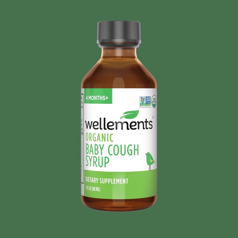 Wellements Organic Baby Cough and Mucus Syrup, 2 fl oz