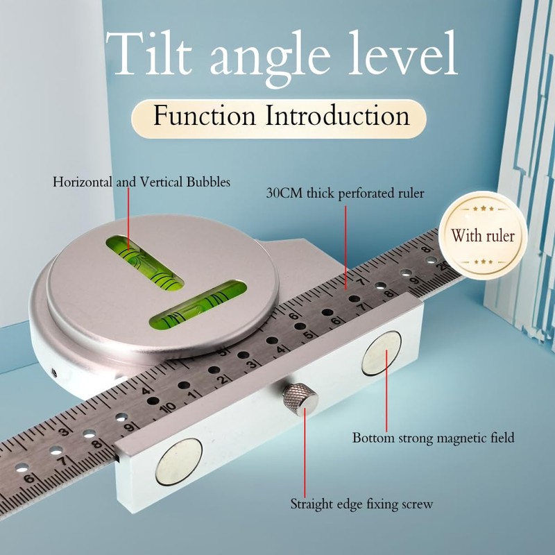 Angle Measuring Instrument, inclinometer, Angle Measuring inclinometer, deflectometer with Magnetic