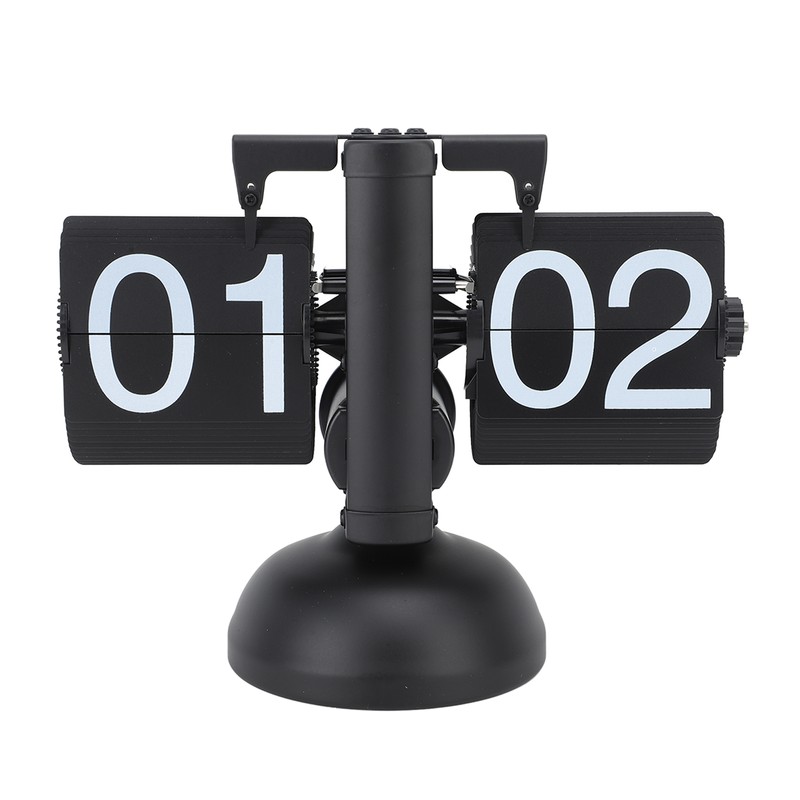 Flip Clock Large Number Battery Powered 304 Stainless Steel Tabletop