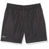 Lacoste Unisex-Child Solid Taffeta Tennis Shorts, Noir, 8 Years