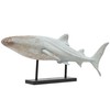 Deco 79 Polystone Shark Decorative Sculpture Distressed Home Decor Statue