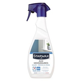 STARWAX Antimuffe per pareti e salotti da 500 ml, ideale per rimuovere muffe su pareti, soffitti, contorni di finestre dei salotti