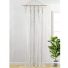Lush Decor Boho Macrame Textured Cotton Window Curtain Panel, 40"