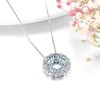 ZhenCai Pendant Necklace for Women S925 Sterling Silver Real Genuine