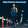PATIKIL Reflective Slap Bands, 12 Pcs Reflector Band Snap Bracelet