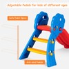 BABY JOY Folding Slide, Indoor First Slide Plastic Play Slide