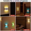 Yujncosm 2 Pack Motion Sensor Night Light, Rechargeable Stair Lights