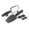 Unbranded 1 pair ADV Motorcycle Rearview Mirror Foldable Adjustable Adventure