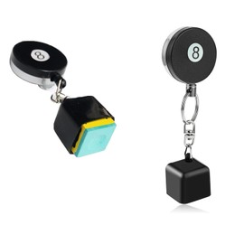 ieron Thin Pool Cue Chalk Holder Retractable Snooker Chalk Bag Retractable Pool Chalk Holder Pool Cue Chalk Cover for Pool Cue Chalk Holder Accessories 2 Pack